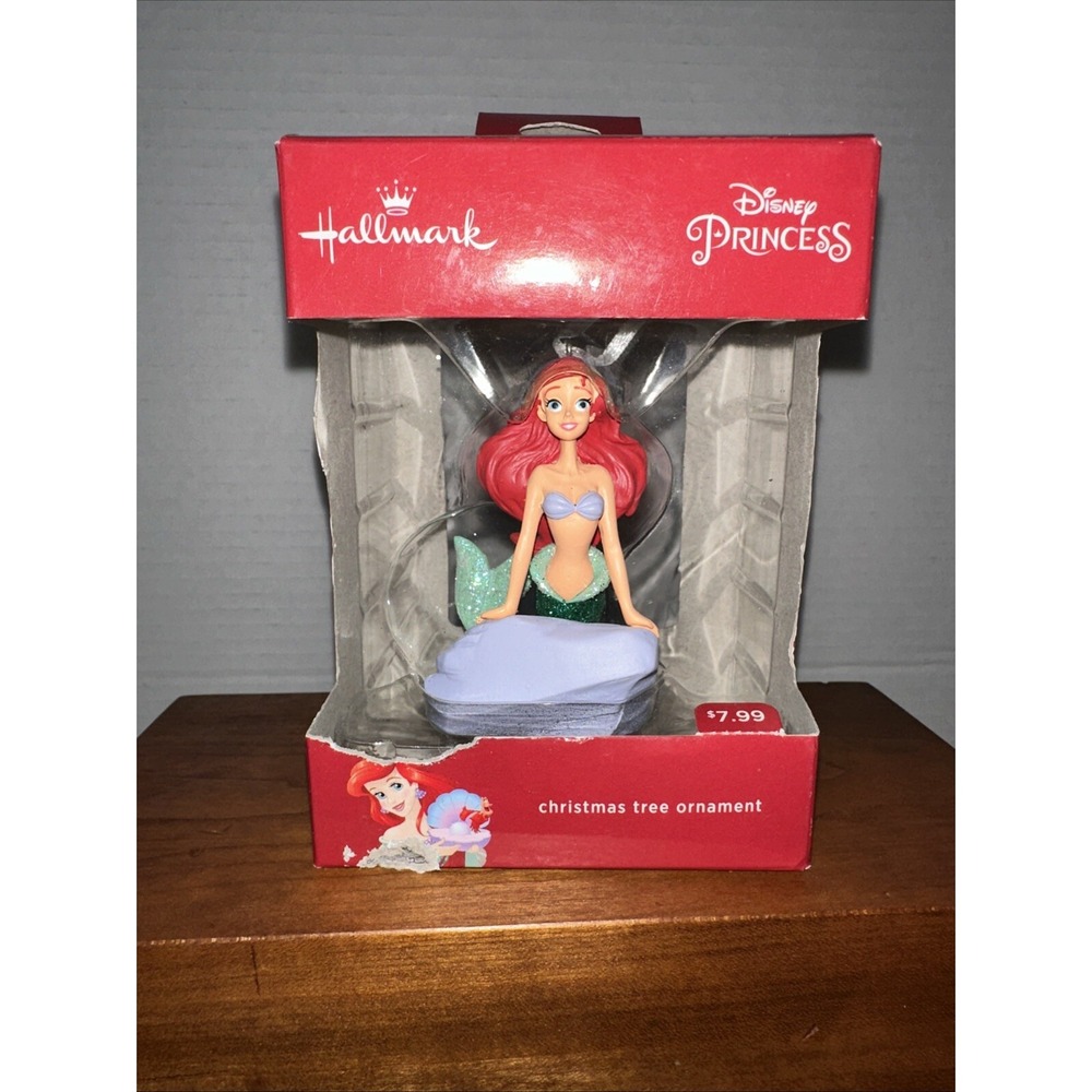 Hallmark Disney Princess Ariel Christmas Ornament ~With Box ~The Little Mermaid!